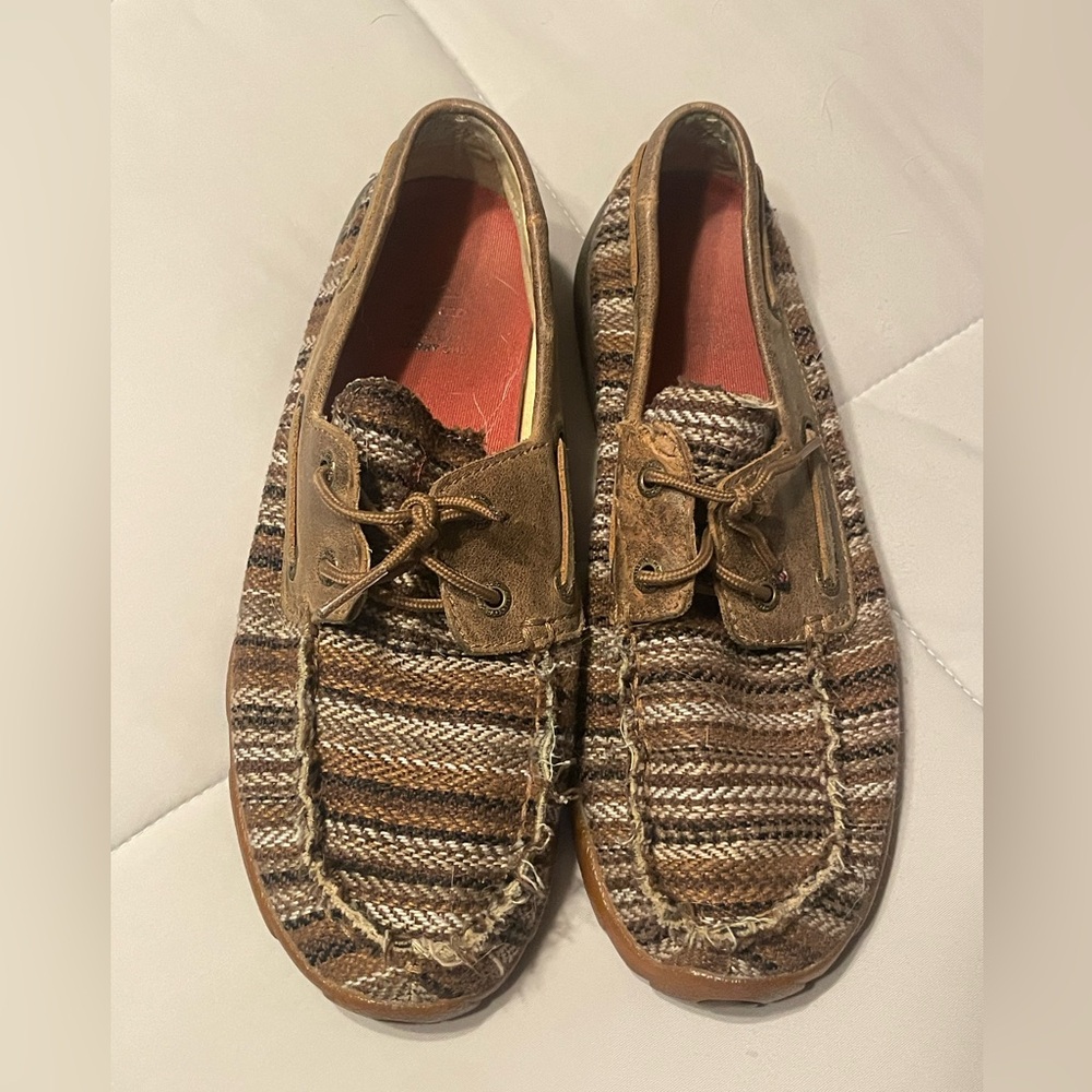 Twisted X Brown Striped Women's Loafers